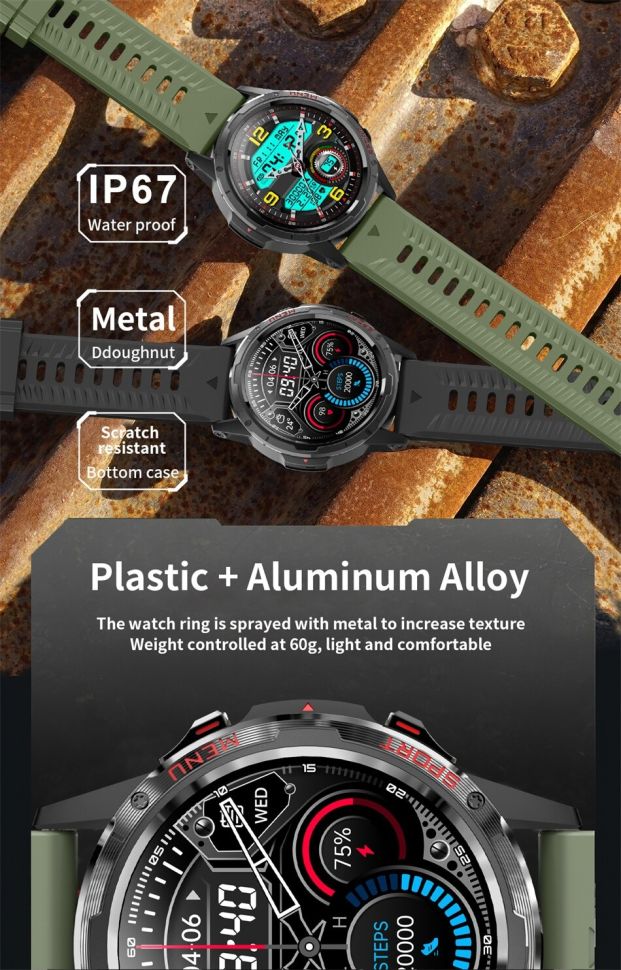 Смарт-годинник Smart Device 96 black milanese loop 
