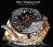 Чоловічий годинник механічний Forsining gold+black