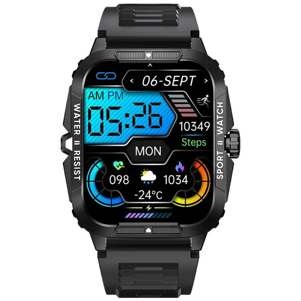 Смарт-годинник протиударний Smart Device 18 black