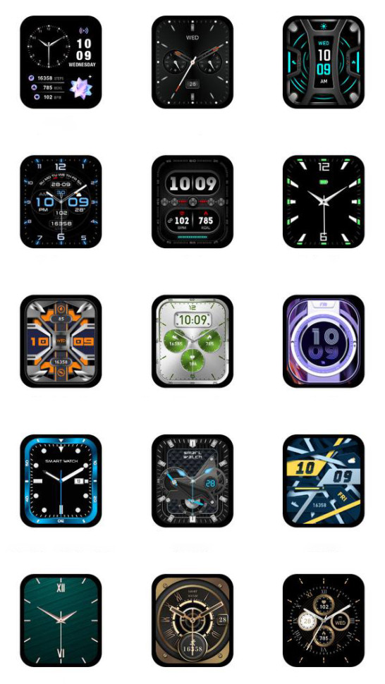 Смарт-годинник протиударний Smart Device 18 black