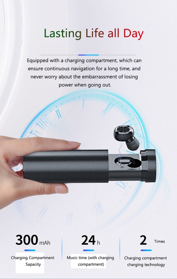 Навушники Bluetooth Air Music Black 25