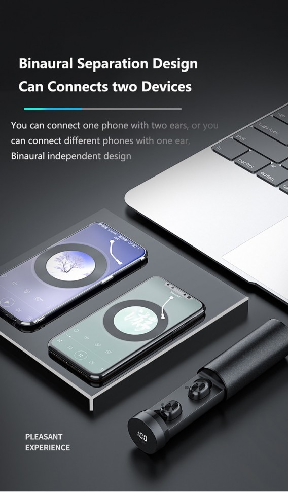 Навушники Bluetooth Air Music Black 25