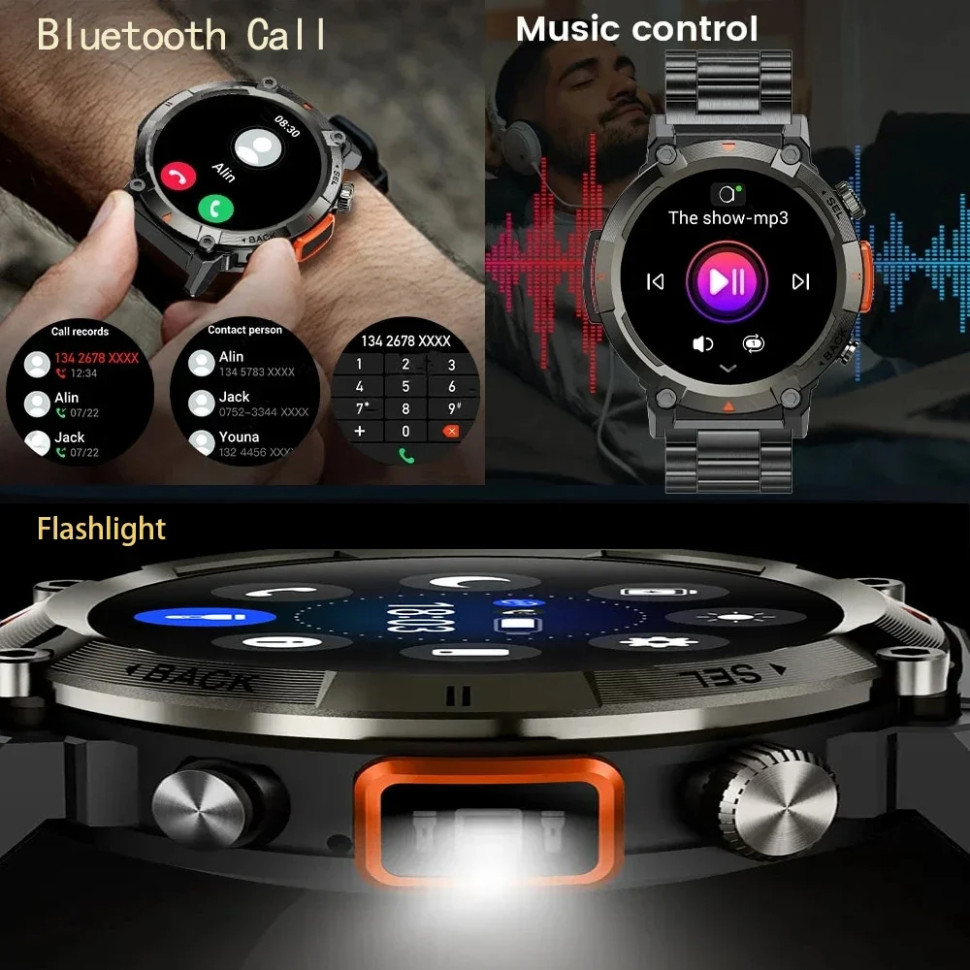 Смарт-годинник протиударний Smart Device 19 black