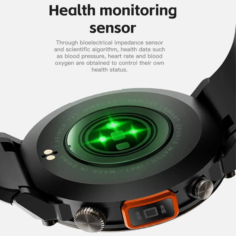 Смарт-годинник протиударний Smart Device 19 black