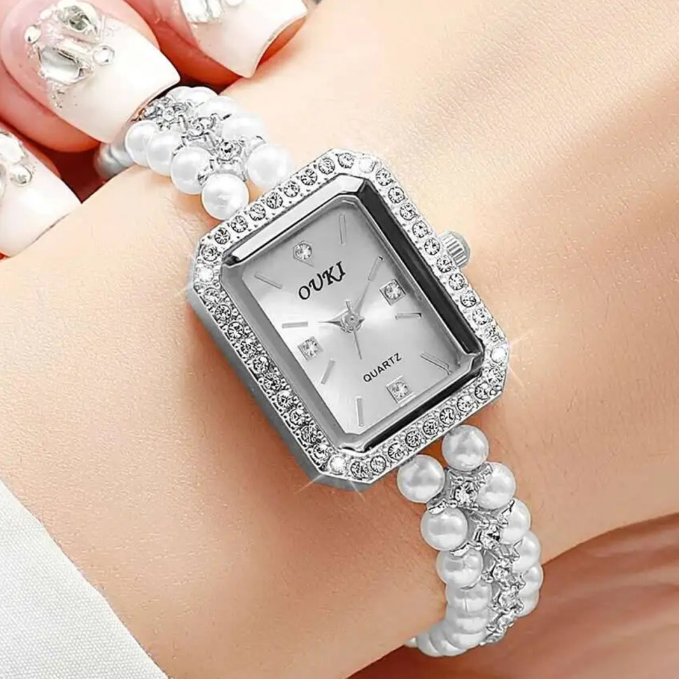 Жіночий годинник OUKI silver 
