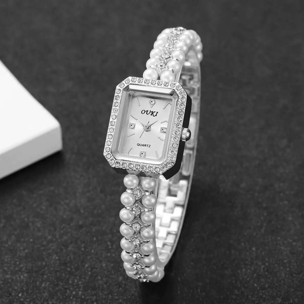 Жіночий годинник OUKI silver 