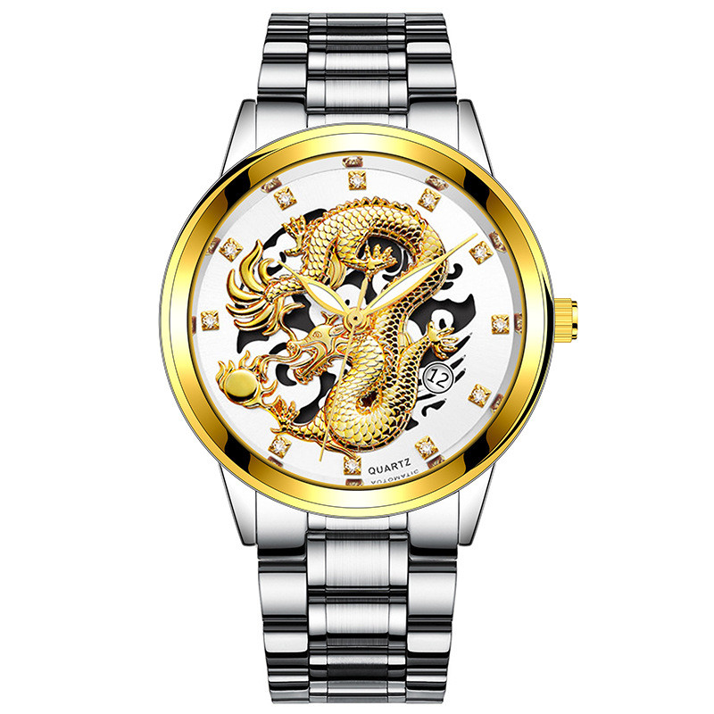 Чоловічий годинник gold+silver №7819 