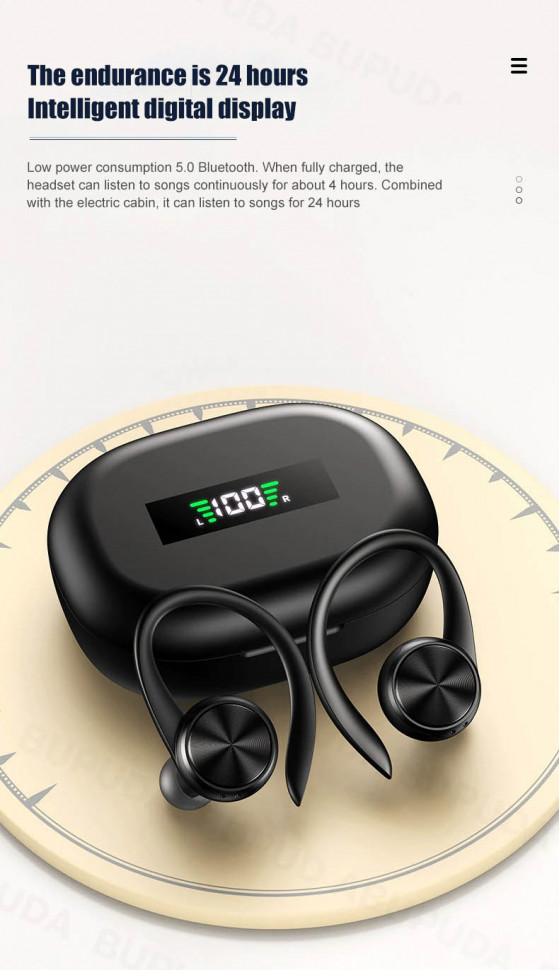 Навушники Bluetooth Air Music 85 white