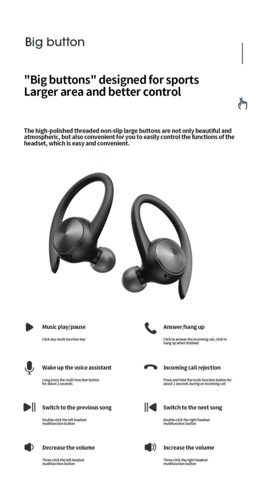 Навушники Bluetooth Air Music 85 white
