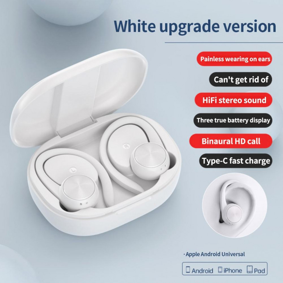Навушники Bluetooth Air Music 85 white