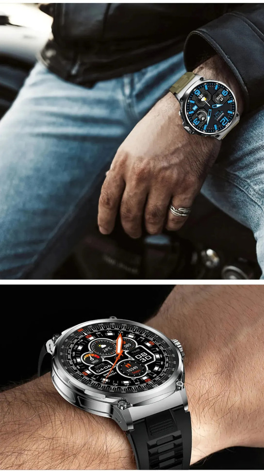 Смарт-годинник Smart Device 23 black steel, 2 ремінці