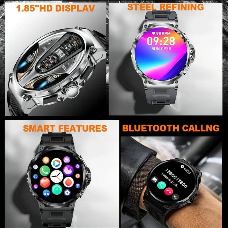 Смарт-годинник Smart Device 23 black steel, 2 ремінці