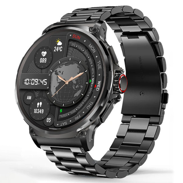 Смарт-годинник Smart Device 23 black steel, 2 ремінці