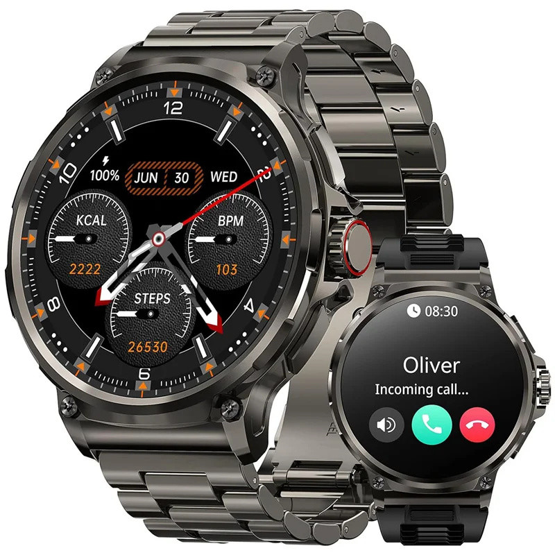 Смарт-годинник Smart Device 23 black steel, 2 ремінці