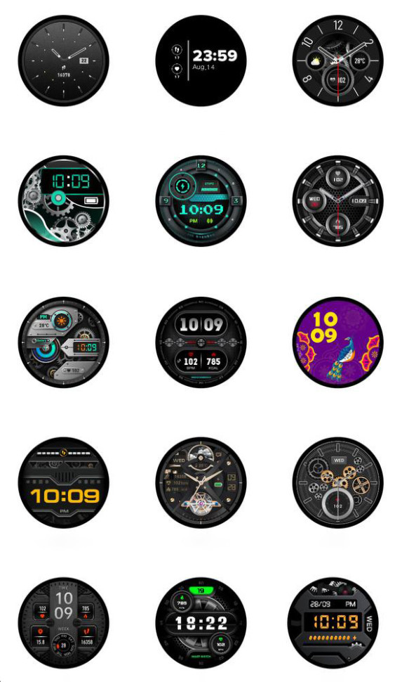 Смарт-годинник Smart Device 23 black steel, 2 ремінці