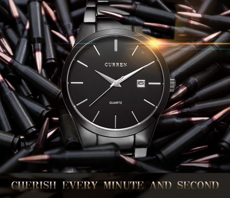 Чоловічий годинник CURREN black