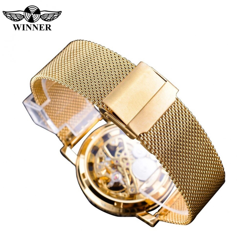 Чоловічий годинник механічний WINNER gold