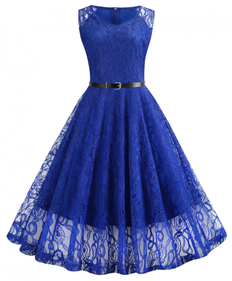 Плаття "Evet" blue