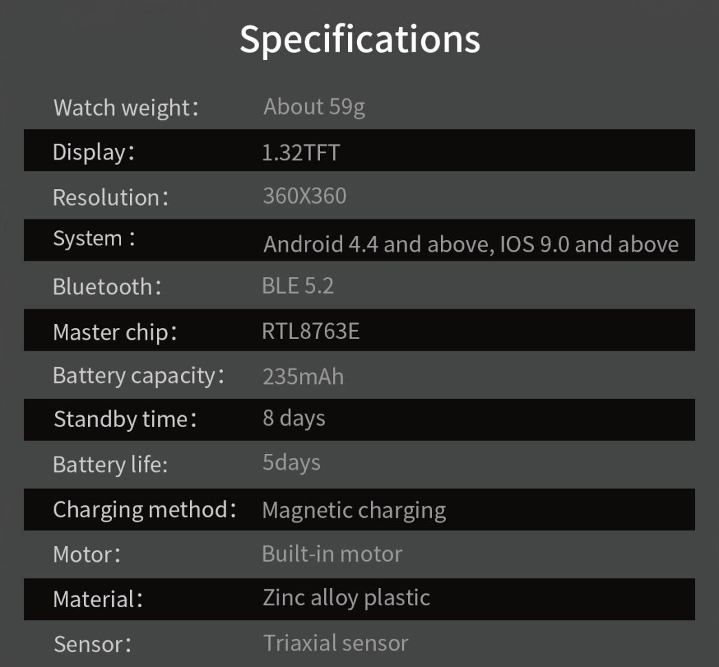 Смарт-годинник Smart Device 99 silver steel