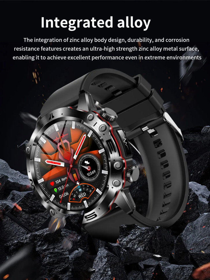 Смарт-годинник протиударний Smart Device 24 black 