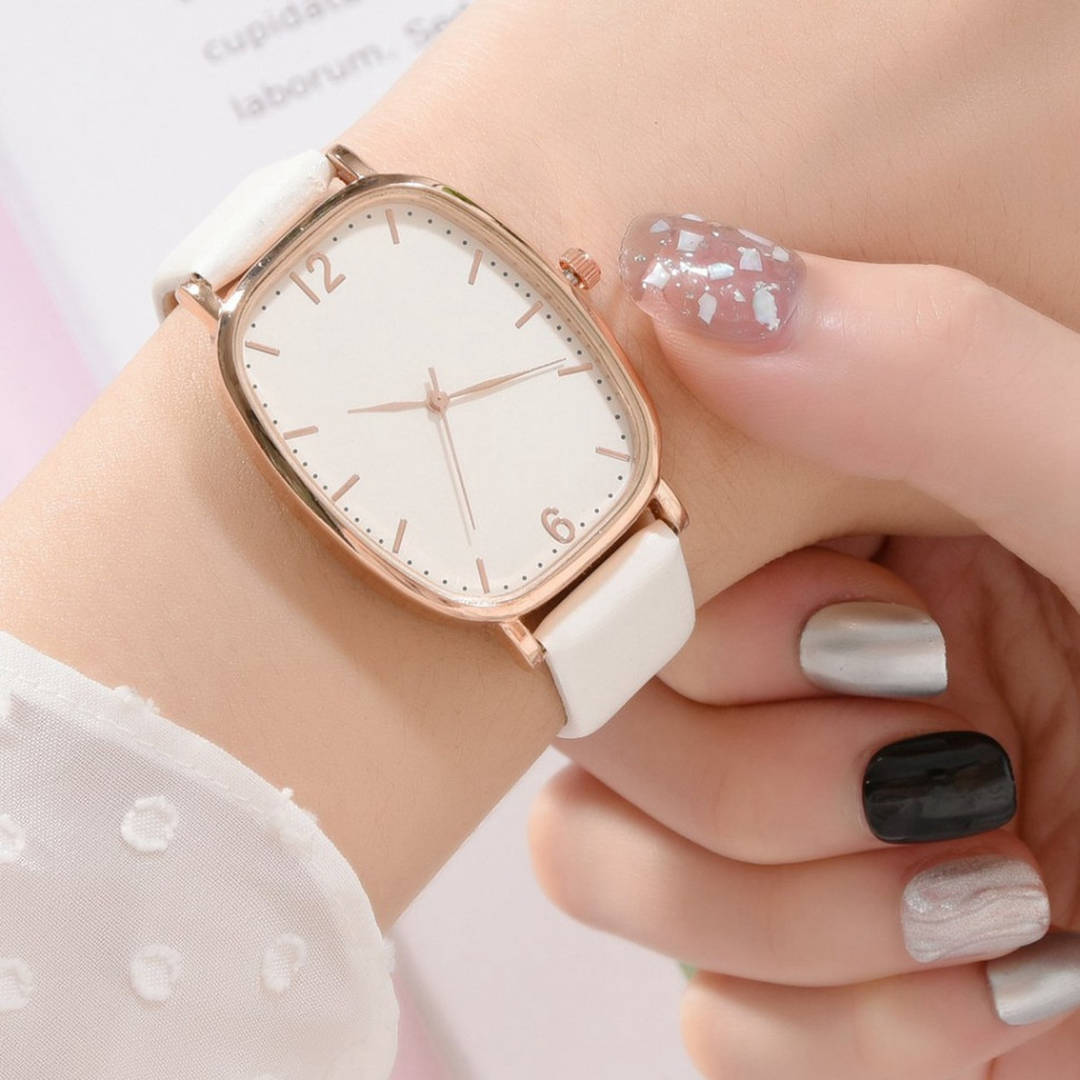 Жіночий годинник white №7901 