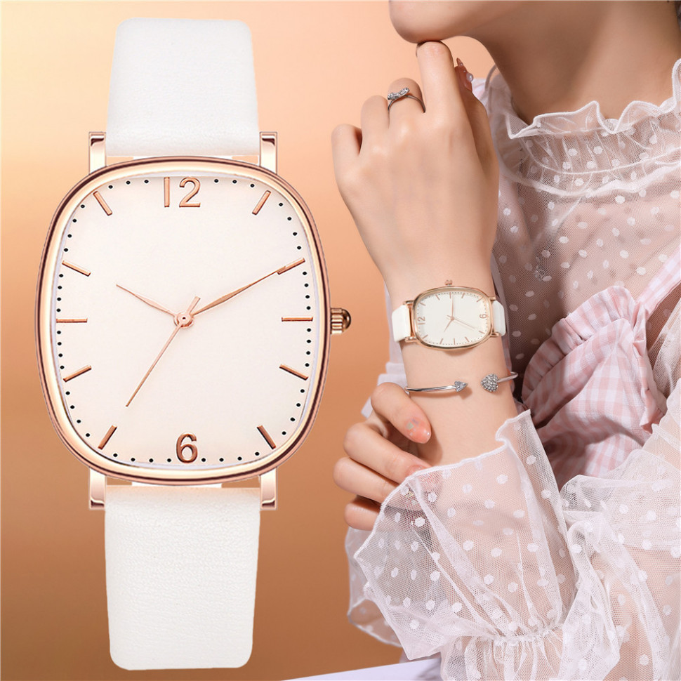 Жіночий годинник white №7901 
