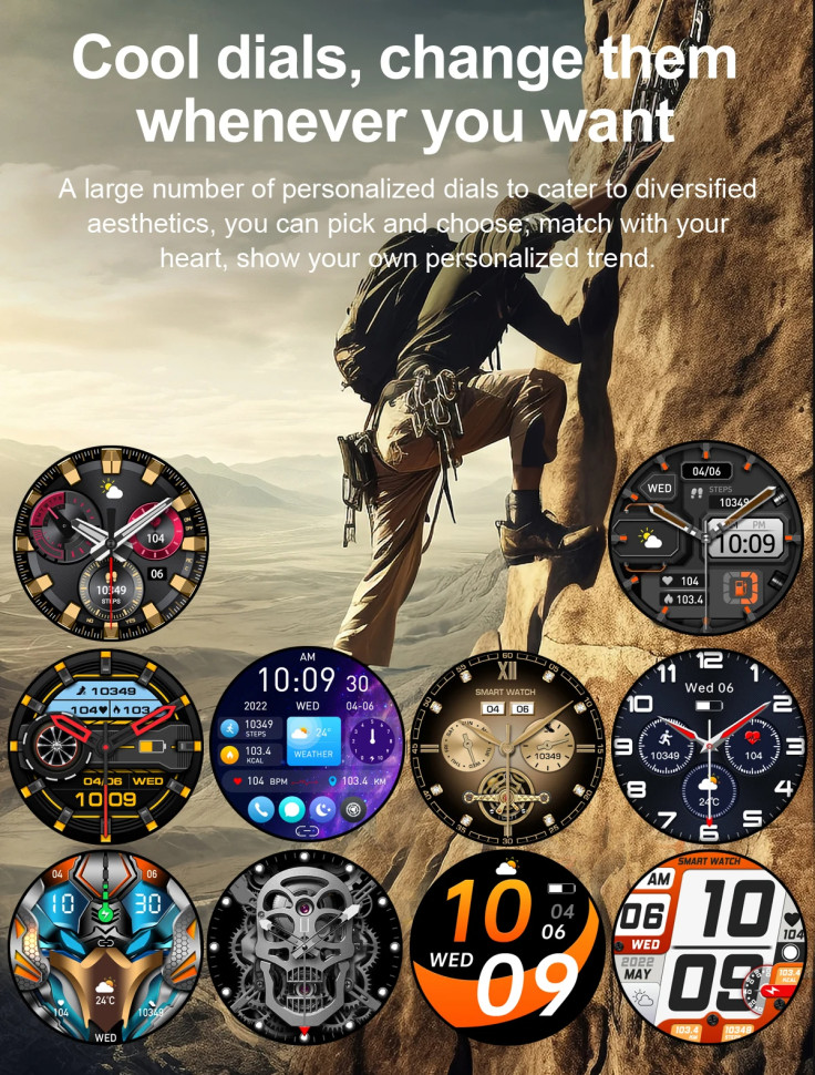 Смарт-годинник протиударний Smart Device 25 black steel, 2 ремінці