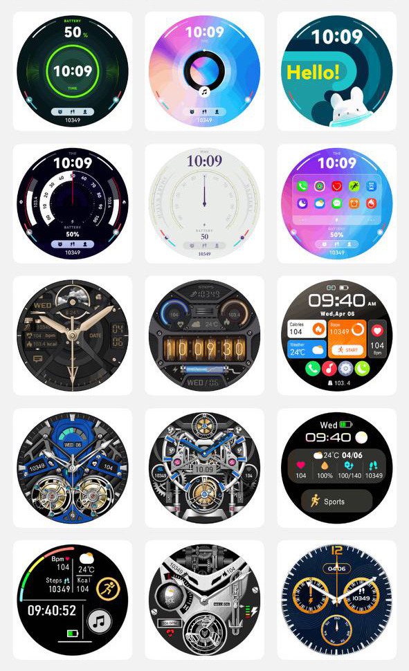 Смарт-годинник протиударний Smart Device 25 black steel, 2 ремінці