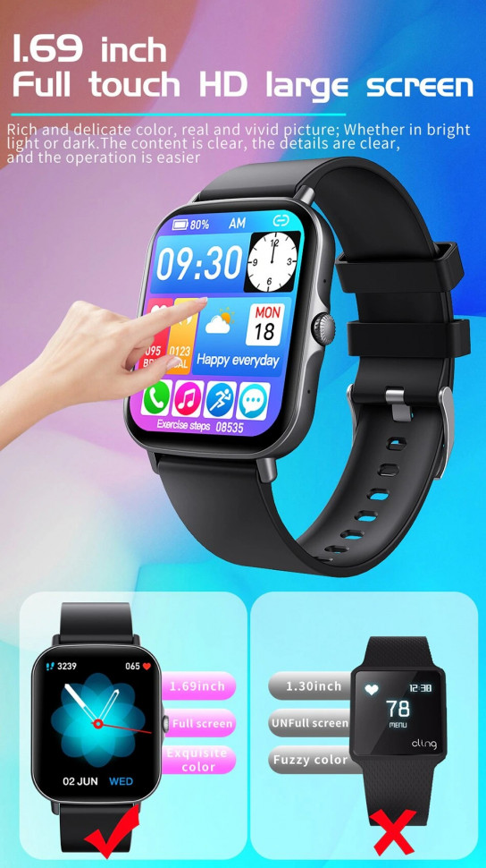 Смарт-годинник Smart Device 100 gold steel