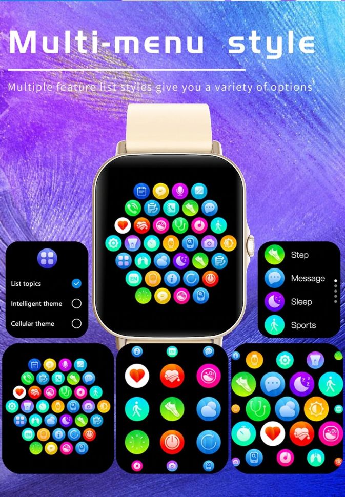 Смарт-годинник Smart Device 100 gold steel
