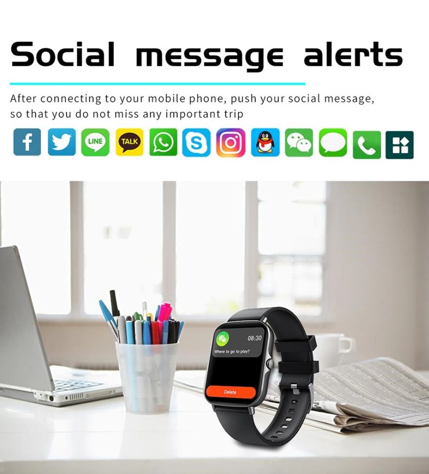 Смарт-годинник Smart Device 100 gold steel