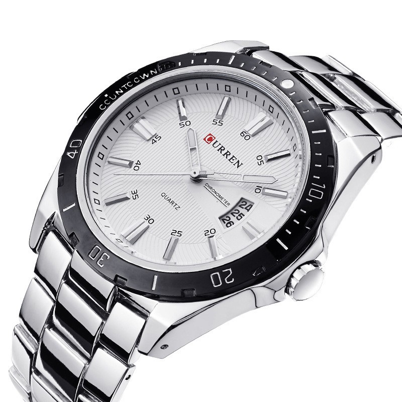 Чоловічий годинник CURREN silver
