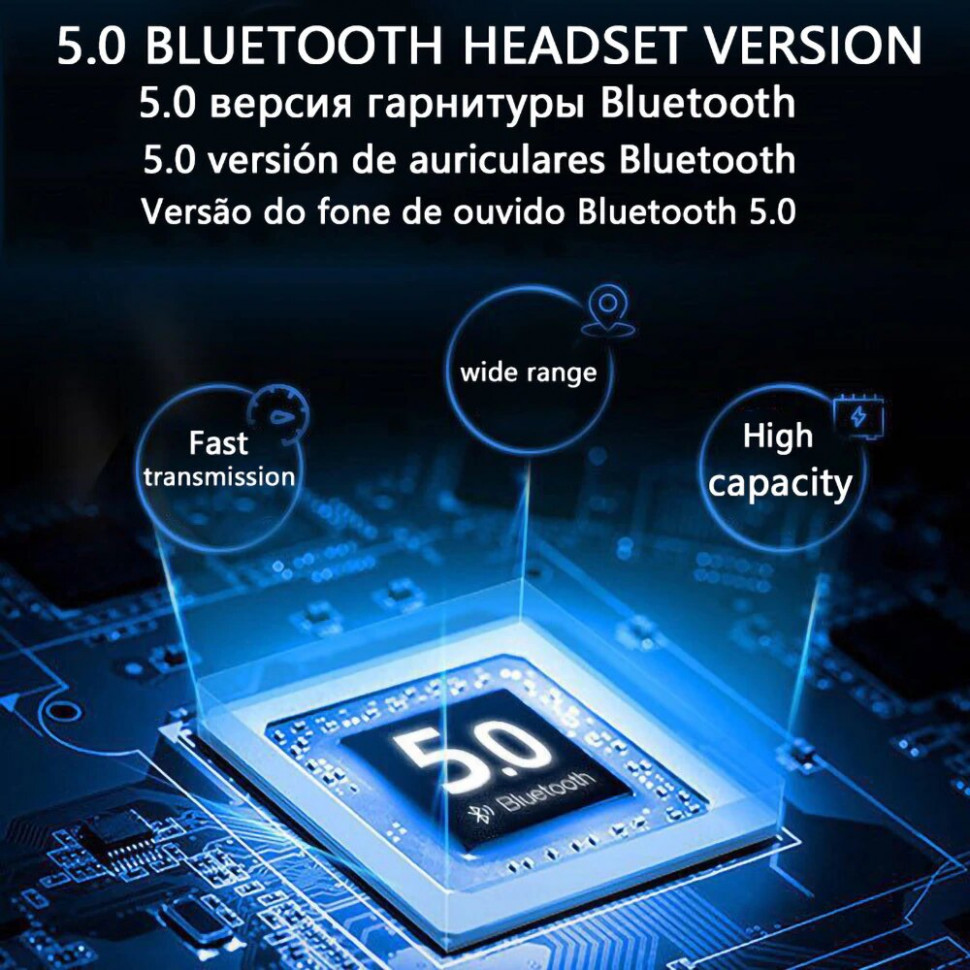Навушники Bluetooth Air Music Bass 32 black 