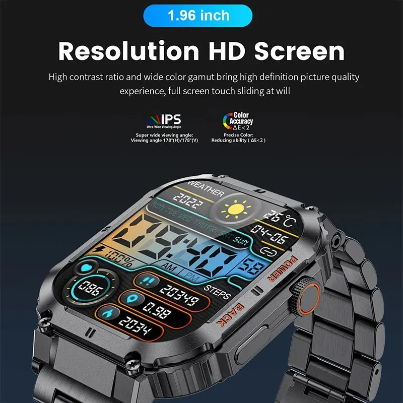 Смарт-годинник протиударний Smart Device 21 silver, 2 ремінці