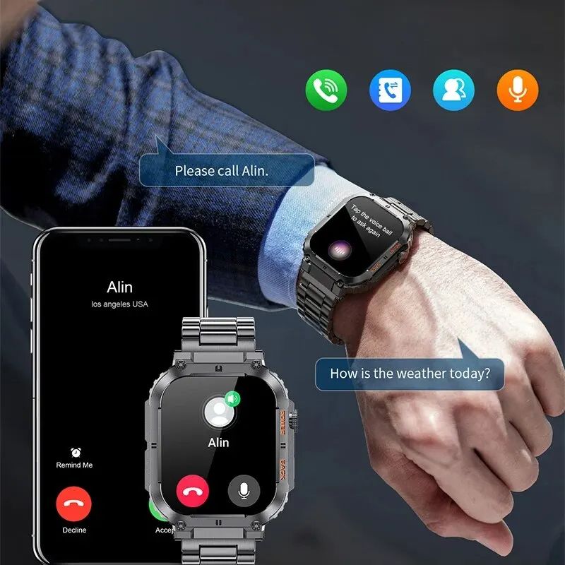 Смарт-годинник протиударний Smart Device 21 silver, 2 ремінці