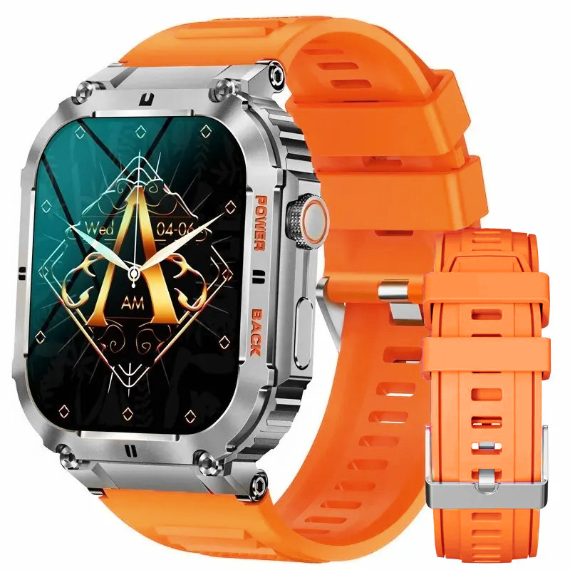 Смарт-годинник протиударний Smart Device 21 silver, 2 ремінці