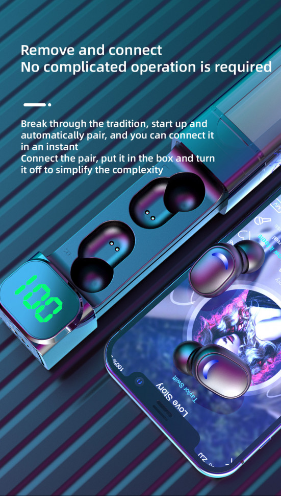 Навушники Bluetooth Air Music 93 black  