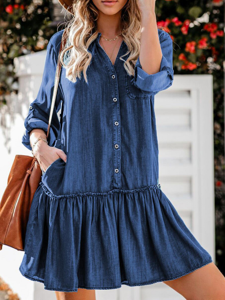 Плаття "Agnis" dark blue 