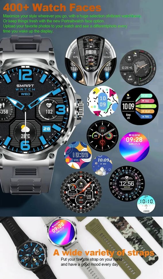 Смарт-годинник Smart Device 23 black silicon