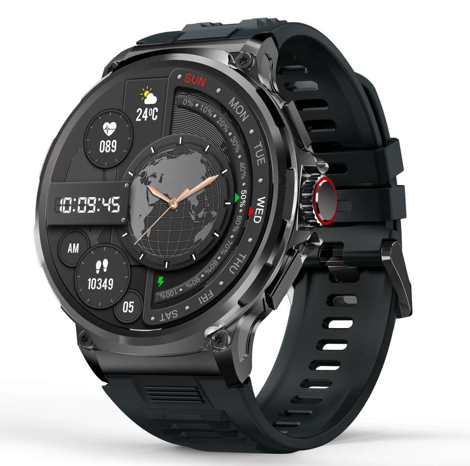 Смарт-годинник Smart Device 23 black silicon