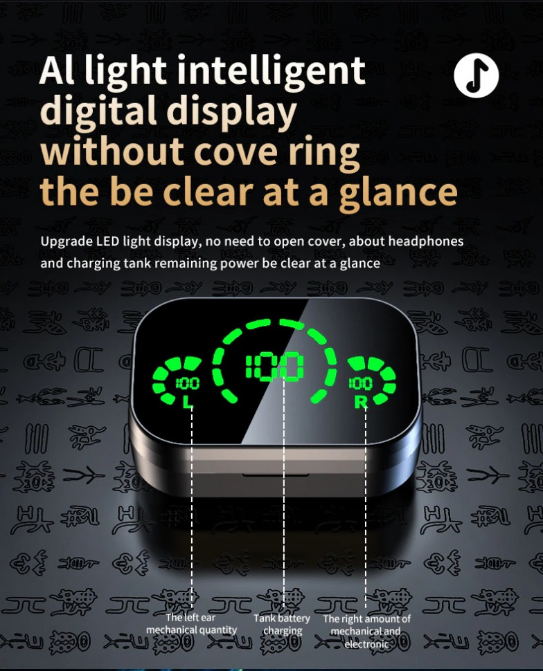 Навушники Bluetooth Air Music + Power Bank 89 Black  