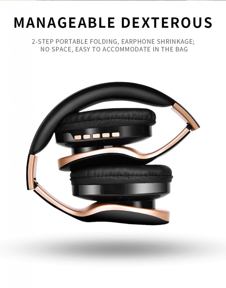 Навушники Bluetooth Air Music Bass 30 black  