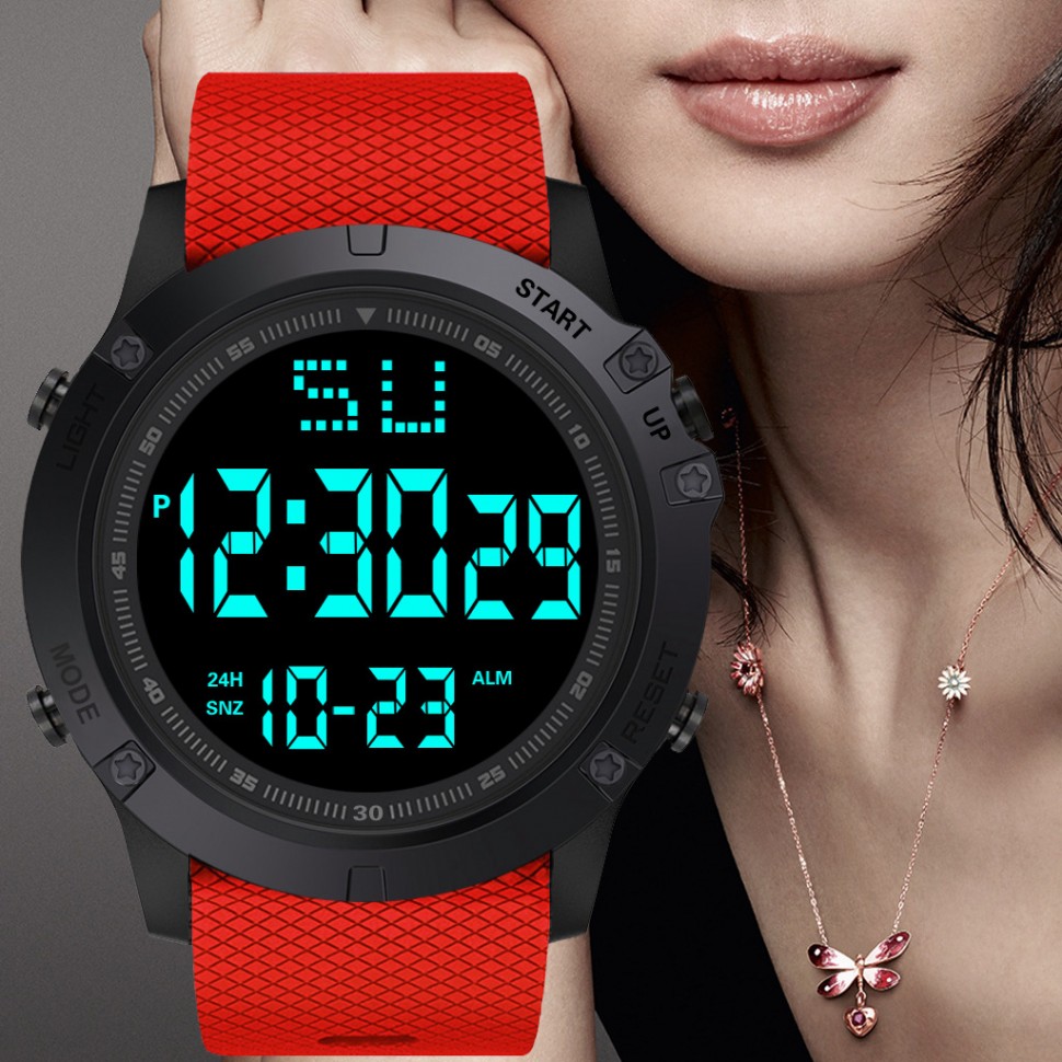 Жіночий годинник HONHX red