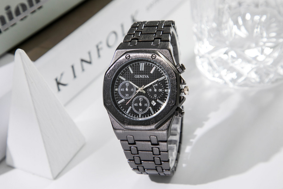 Чоловічий годинник GENEVA black