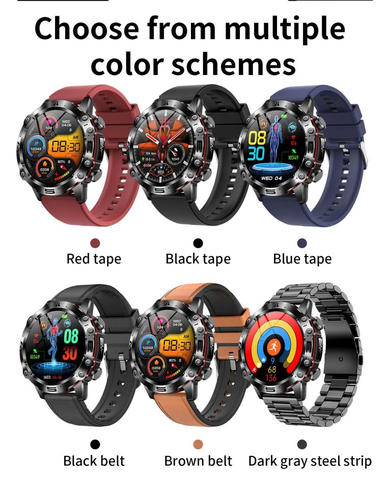 Смарт-годинник протиударний Smart Device 24 black silicon
