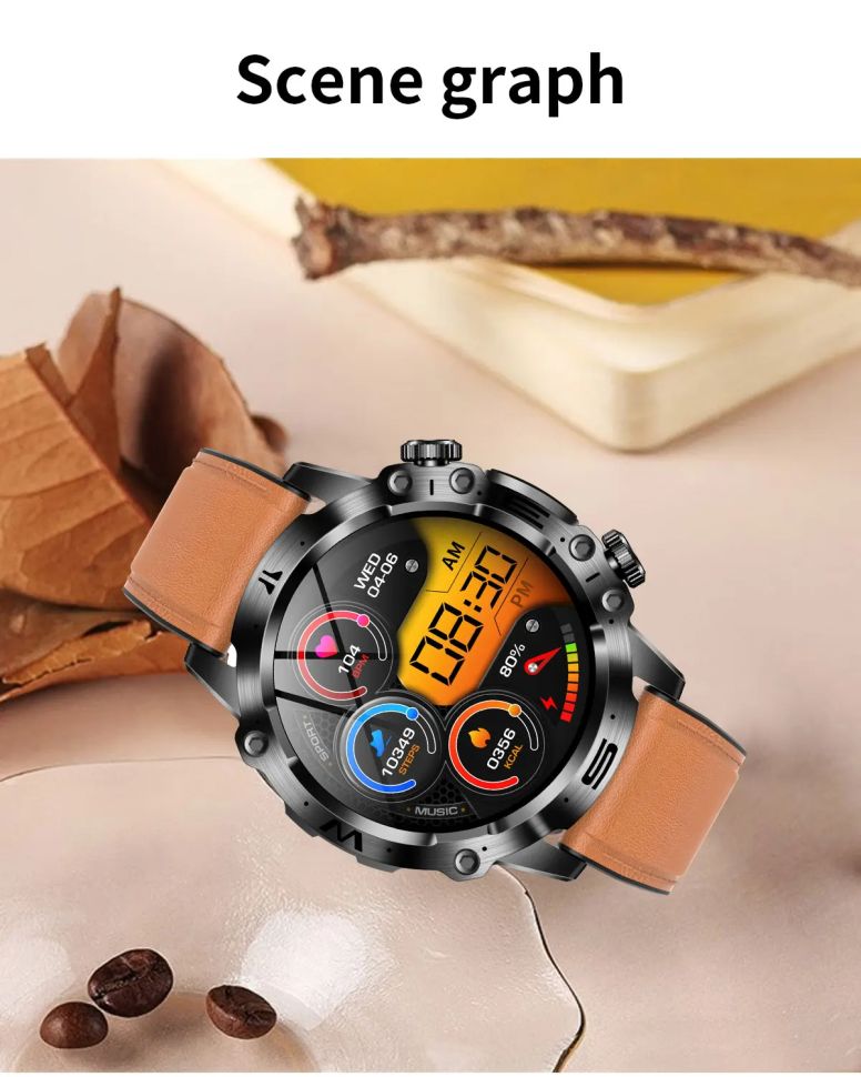 Смарт-годинник протиударний Smart Device 24 black silicon