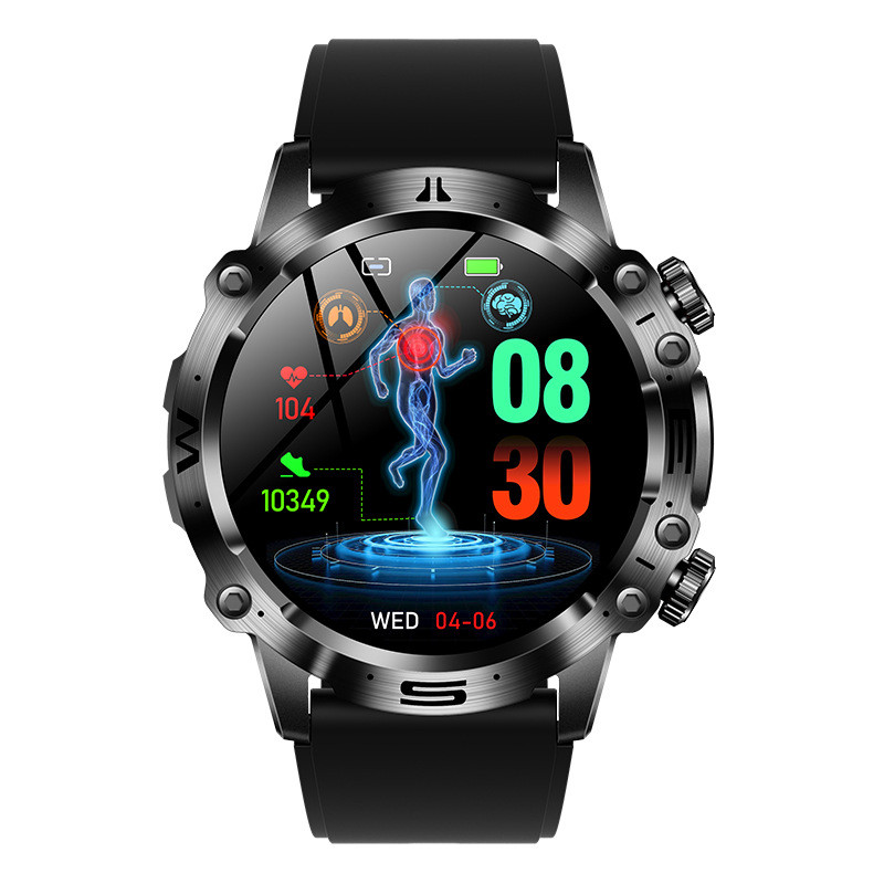 Смарт-годинник протиударний Smart Device 24 black silicon