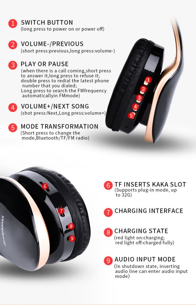 Навушники Bluetooth Air Music Bass 30 white+pink