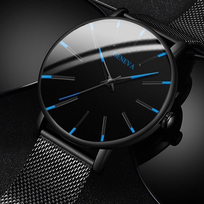 Чоловічий годинник GENEVA blue