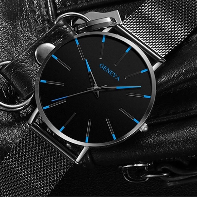 Чоловічий годинник GENEVA blue